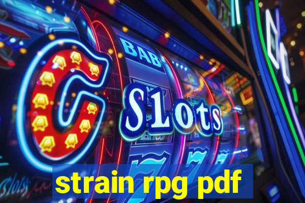 strain rpg pdf